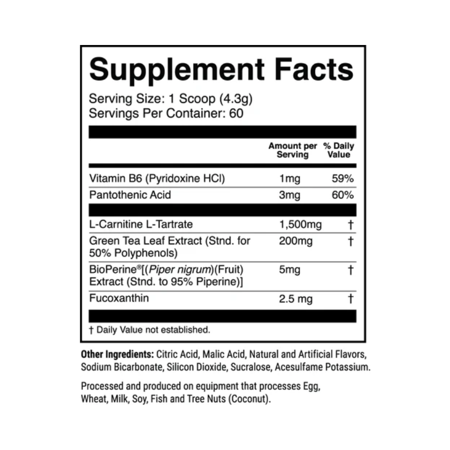 L-Carnitine w/Fucoxanthin