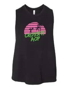 Miami Vice - Cropped Racerback Tee