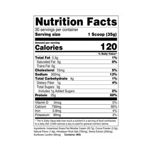 100% Grass-Fed Casein Protein