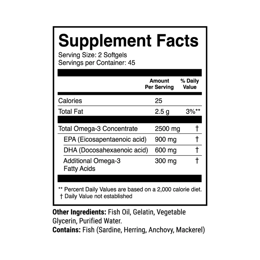Full-Mega | Omega-3 Fish Oil Softgels