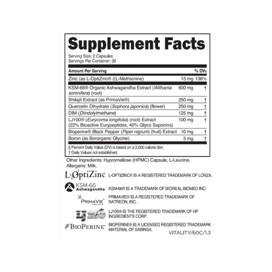 Vitality Testosterone Support
