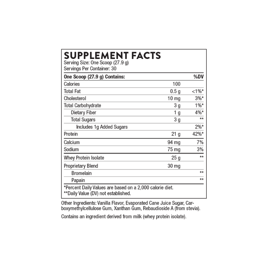 Whey Protein Isolate - 30 Scoops
